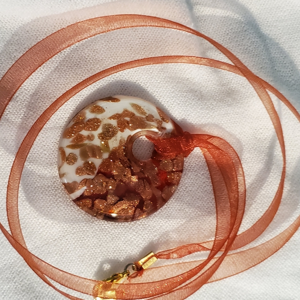 Beautiful Blown Glass Pendant